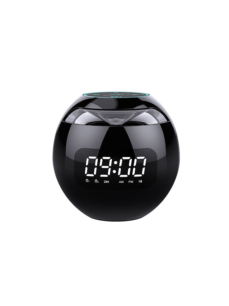 New Portable Wireless Alarm Clock Bluetooth Speaker